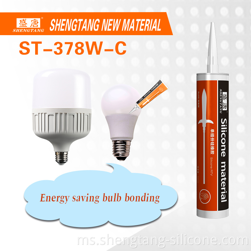 Electronic components fixed bonding RTV silicone rubber